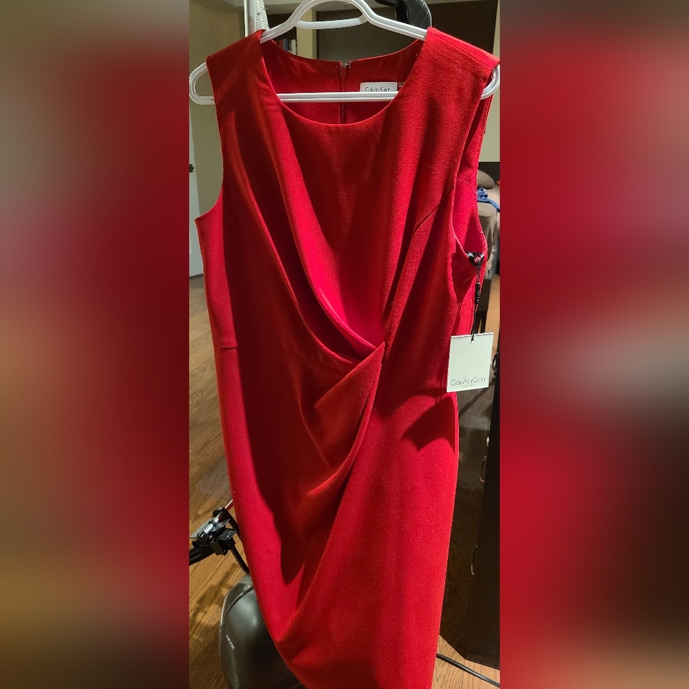Red Kalvin Klein Dress